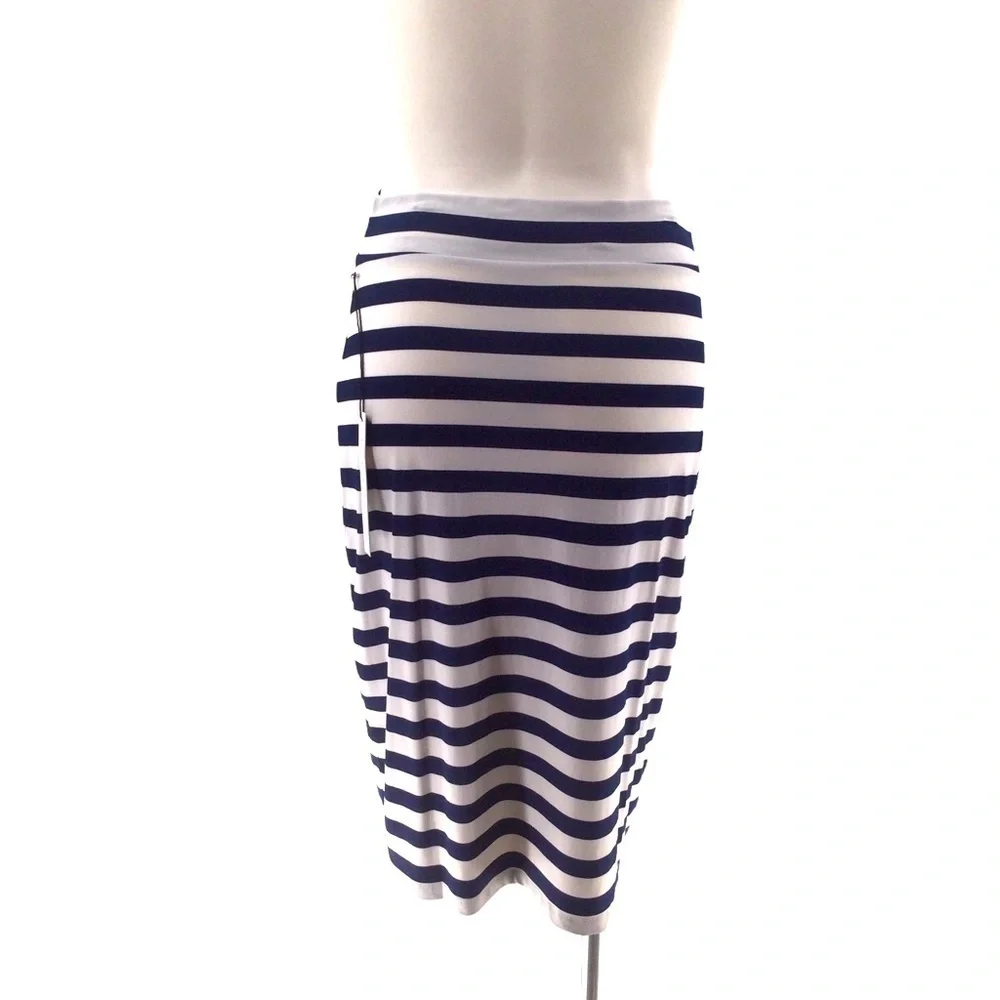Susanna Monaco Revolve Sachi Blue&‎ White Stripe Inkwell Skirt